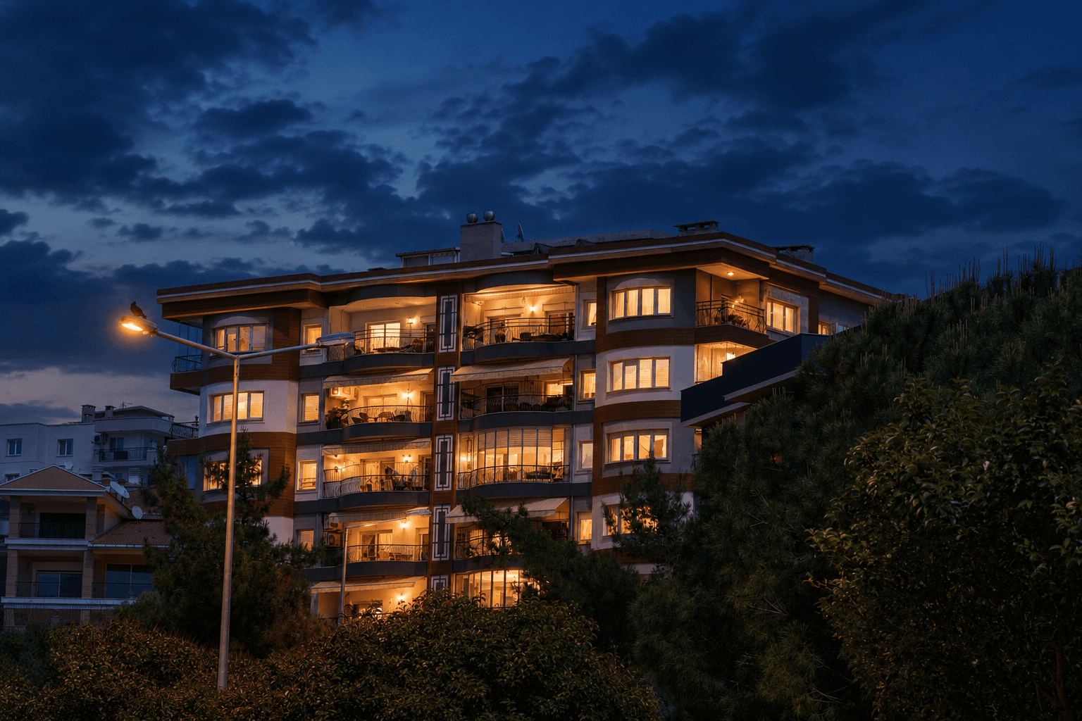 Apartment dusk