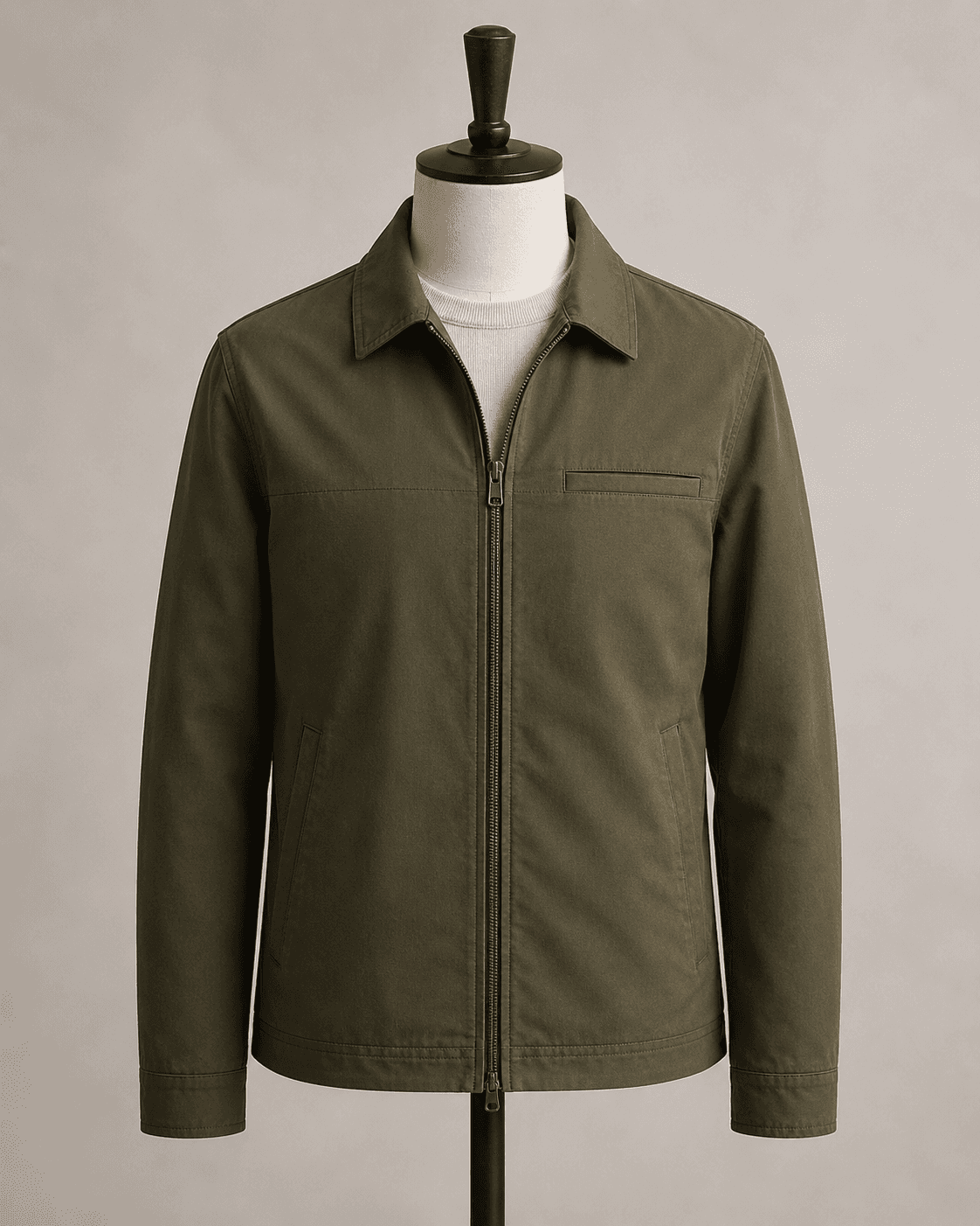 Jacket on mannequin