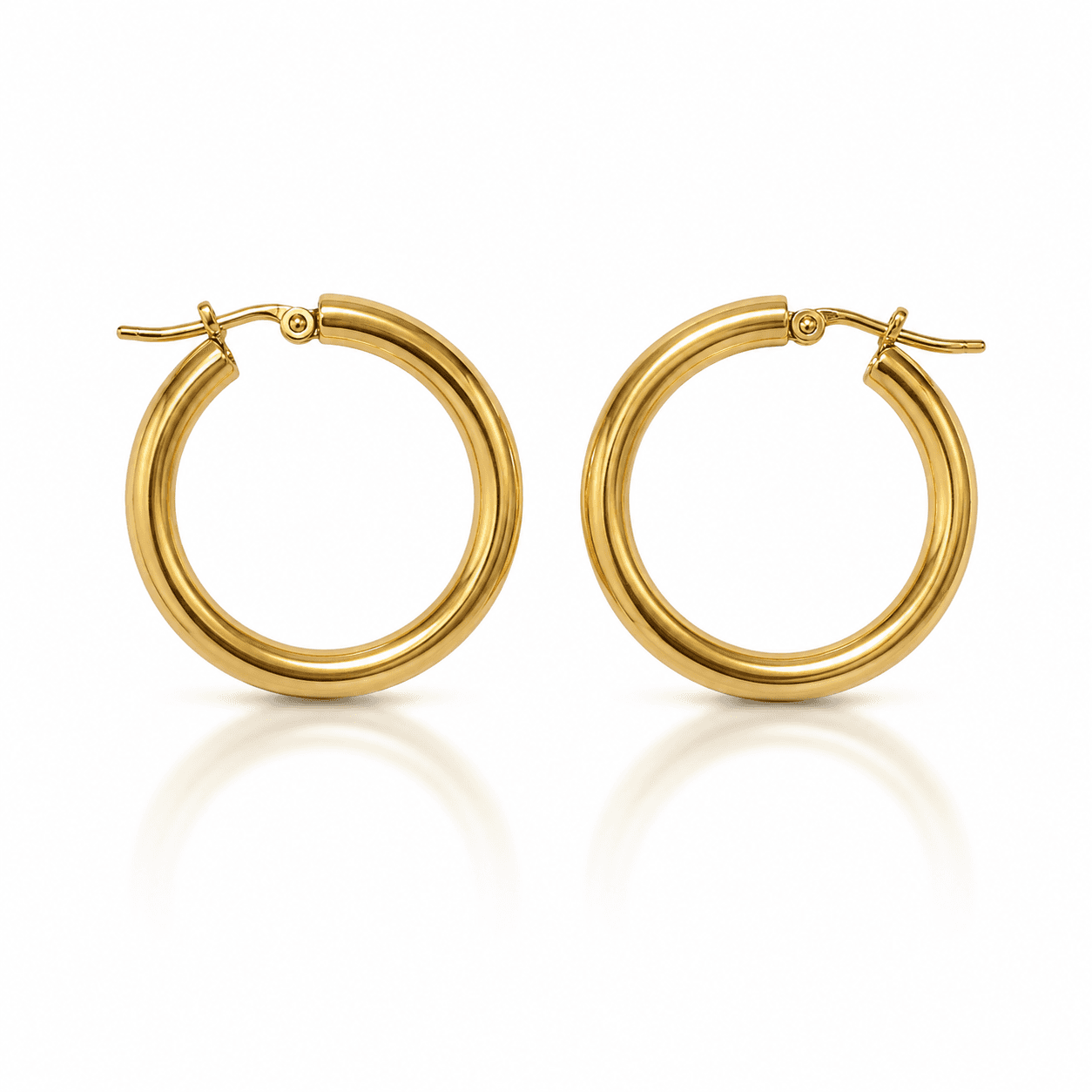 Earrings after