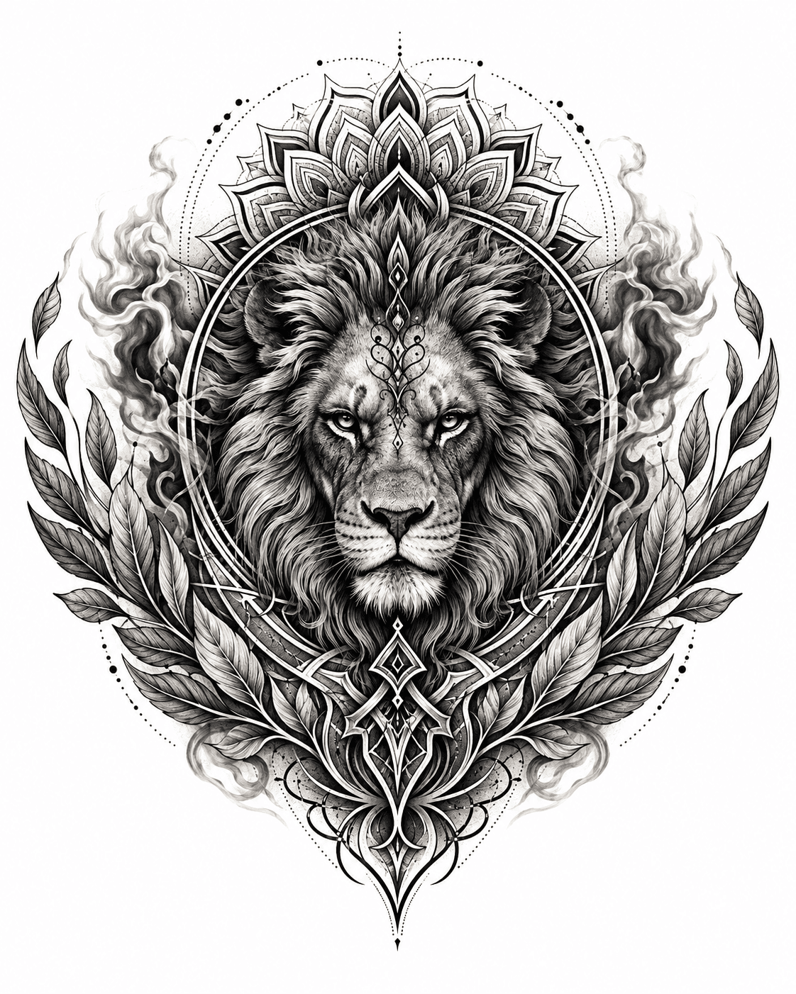 Shoulder tattoo design
